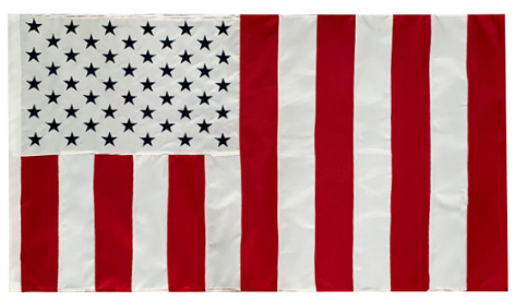 US Civil Peace 3'x5' Embroidered Flag ROUGH TEX® Cotton