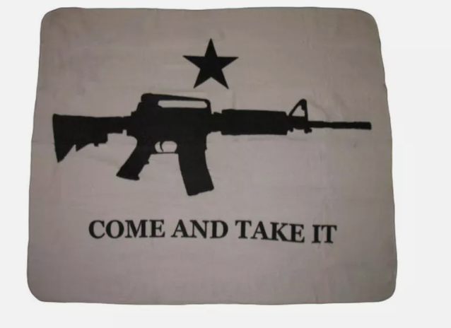 M4 Come And Take It Deluxe Polar Fleece Blanket