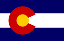 Colorado 16"x24" Embroidered Flag ROUGH TEX® Cotton