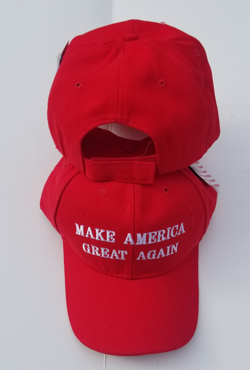 Make America Great Again Red USA Embroidered Cap MAGA Trump Hats