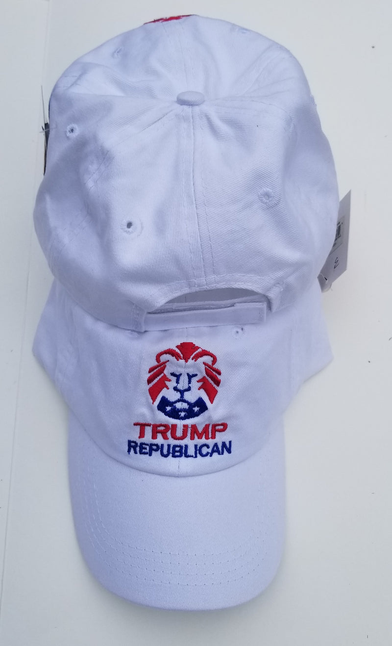 Trump Republican Lion Embroidered Caps Golf Style Country Official Limited Edition MAGA Nation Hat 2024