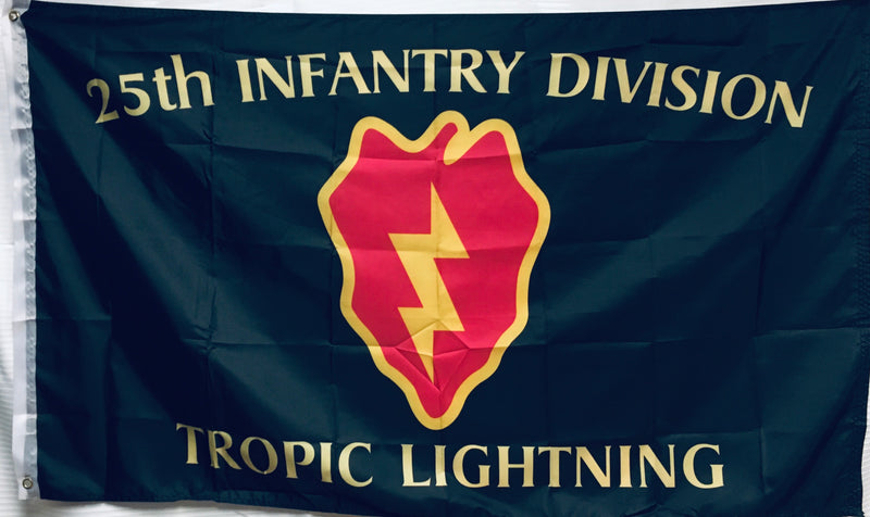 Tropic Lightning 25th Infantry Division Flags 3'x5' 100D