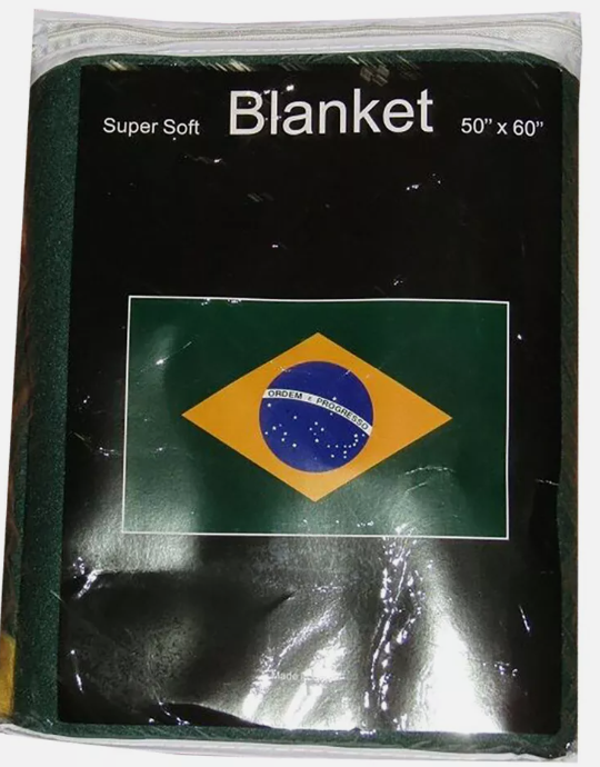 Brazil Deluxe Polar Fleece Blanket