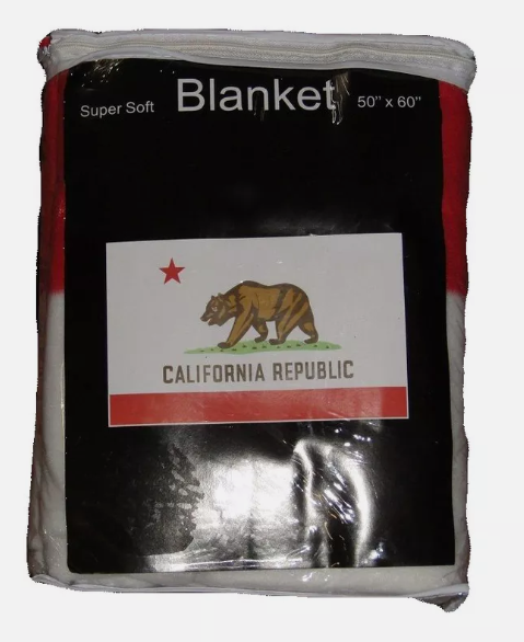 California Deluxe Polar Fleece Blanket