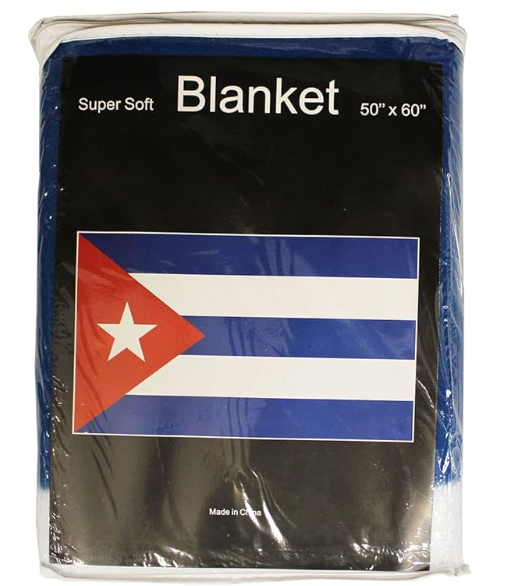 Cuba Flag Deluxe Polar Fleece Blanket