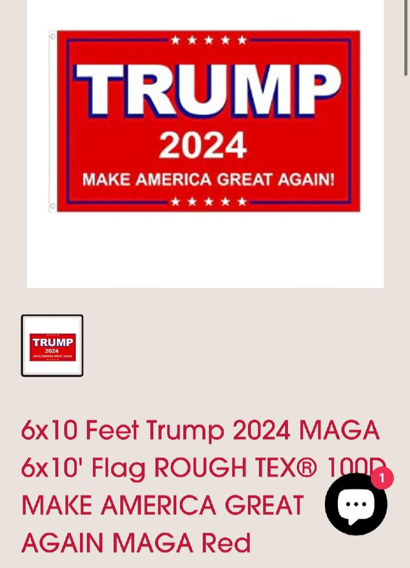12 Pack Mixed Trump 6x10 Flags 6+6 Trump 2024 MAGA & TRUMP NATION Flags