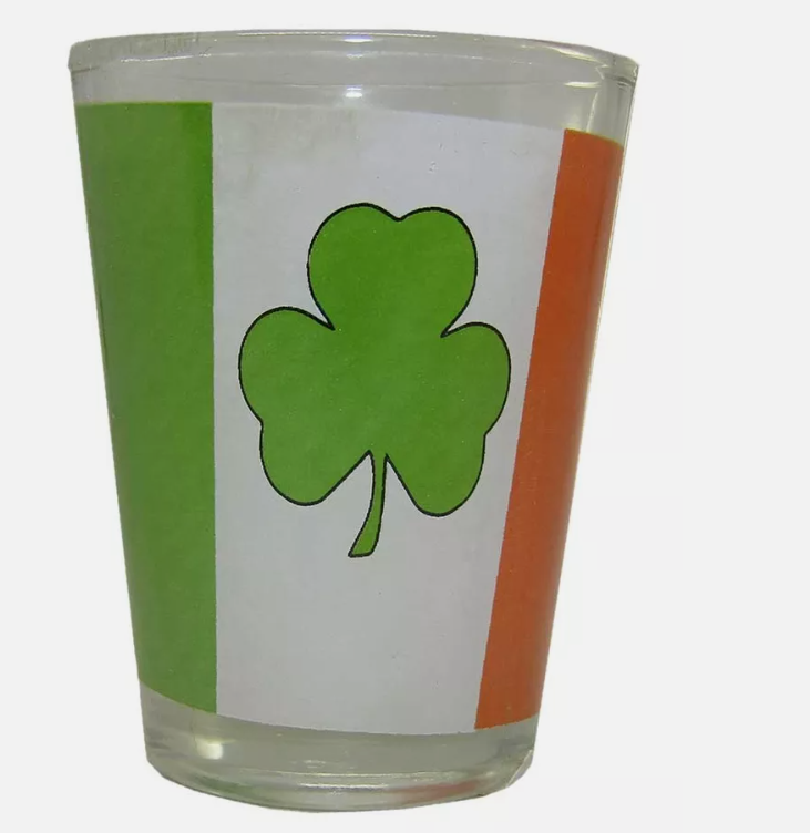Ireland Shamrock Shot Glass