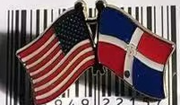 USA & Dominican Republic Friendship Lapel Pin American Republica Dominicana