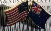 USA & Australia Friendship Lapel Pin American Australian