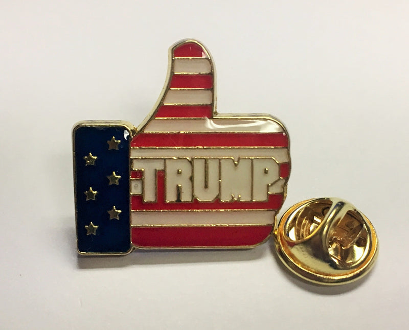 Trump Thumbs Up Lapel Pin