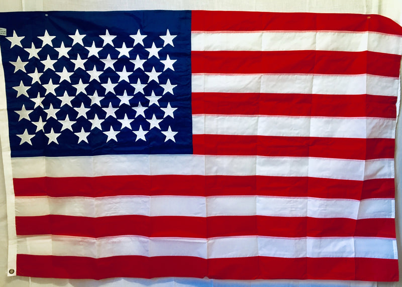 USA American 5x8 Feet Flag Embroidered 100% Cotton