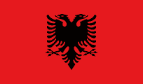 Albania 3'X5' Flag ROUGH TEX® 68D