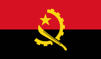 Angola 3'X5' Flag ROUGH TEX® 68D