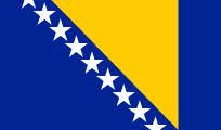Bosnia & Herzegovina 3'X5' Flag ROUGH TEX® 68D