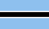 Botswana 3'X5' Flag ROUGH TEX® 68D