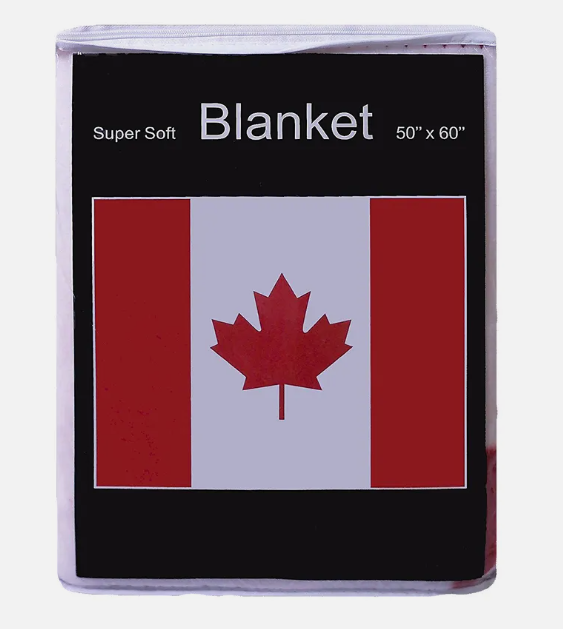 Canada Deluxe Polar Fleece Blanket