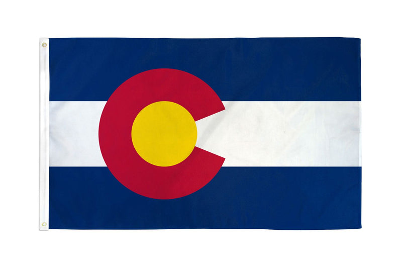 Colorado 3'X5' Embroidered Flag ROUGH TEX® 300D Nylon