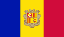 Andorra 3'X5' Flag ROUGH TEX® 68D
