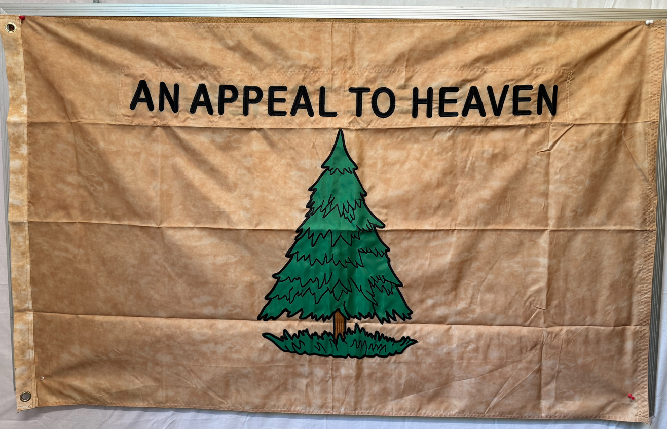 Trade Winds 3x5 Foot Betsy Ross 'Appeal To Heaven' Vintage Tea Stained Flag – 100D Polyester