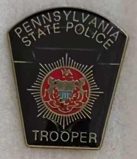 POLICEバッジ★ネブラスカ　trooperバッジ★希少品★1点物です。 Pennsylvania State Police Trooper Lapel Pin