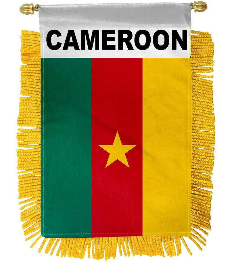 Cameroon Republic Flag Mini Banner