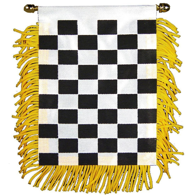 Checkered Flag Mini Banner