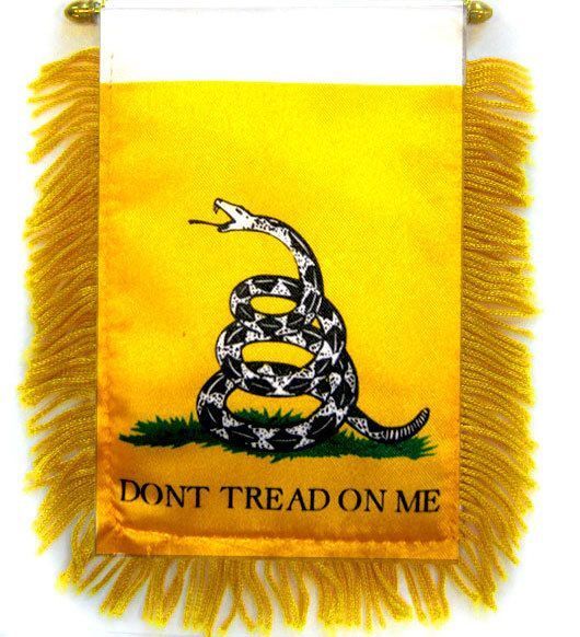 Gadsden Don't Tread On Me Flag Mini Banner