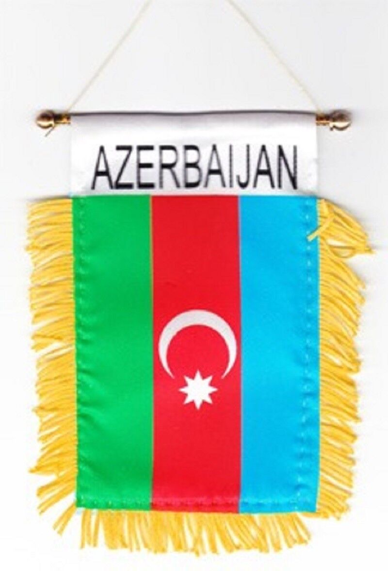 Azerbaijan Flag Mini Banner