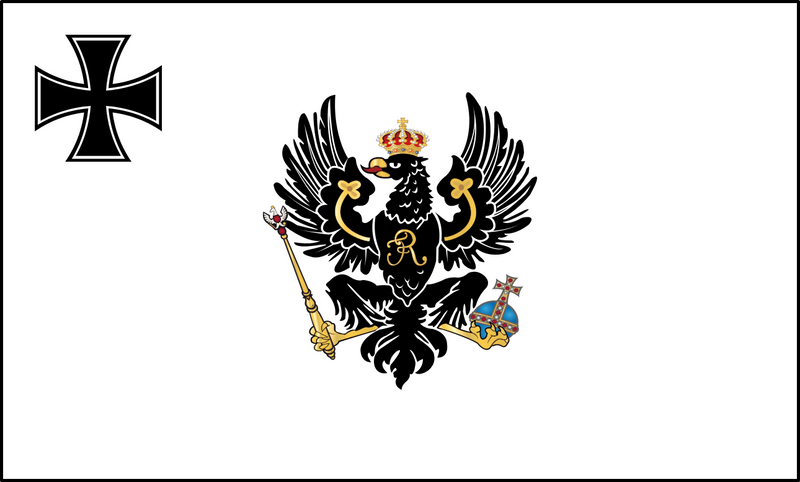 Prussia War Ensign 1816 3'X5' Flag ROUGH TEX® 100D