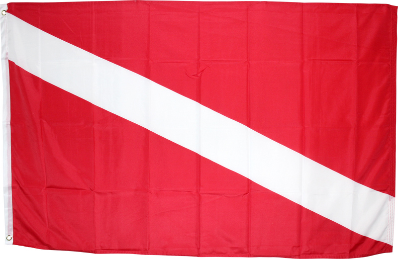 Diver Down Marine Flag Rough Tex ® 3'x5' 100D Flags