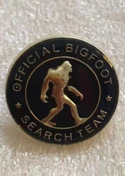 Official Bigfoot Search Team Lapel Pin Big Foot