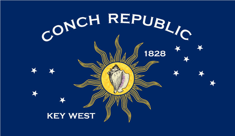 Conch Republic 12"X18" Inch Flag Rough Tex® Polyester W/ Grommets