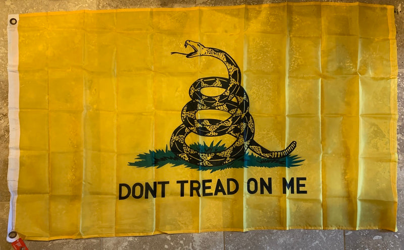 Official Gadsden 3'x5' Flag WIth Grommets DONT TREAD ON ME