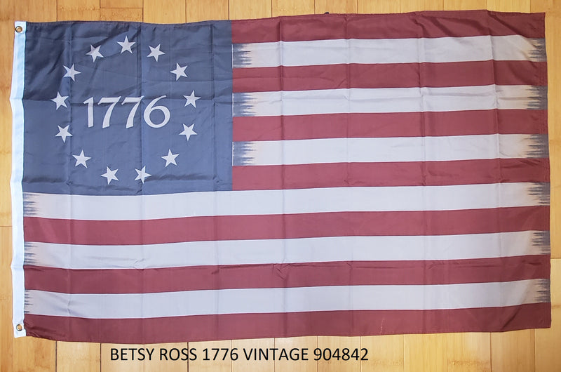 3X5 FLAG ROUGH TEX 100D 1776 Official Vintage Betsy Ross