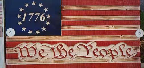 3'X5' 100D AMERICAN PATRIOT 1776 FLAG