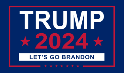 Trump 2024 Let's Go Brandon 3'x5' Flag ROUGH TEX® 100D
