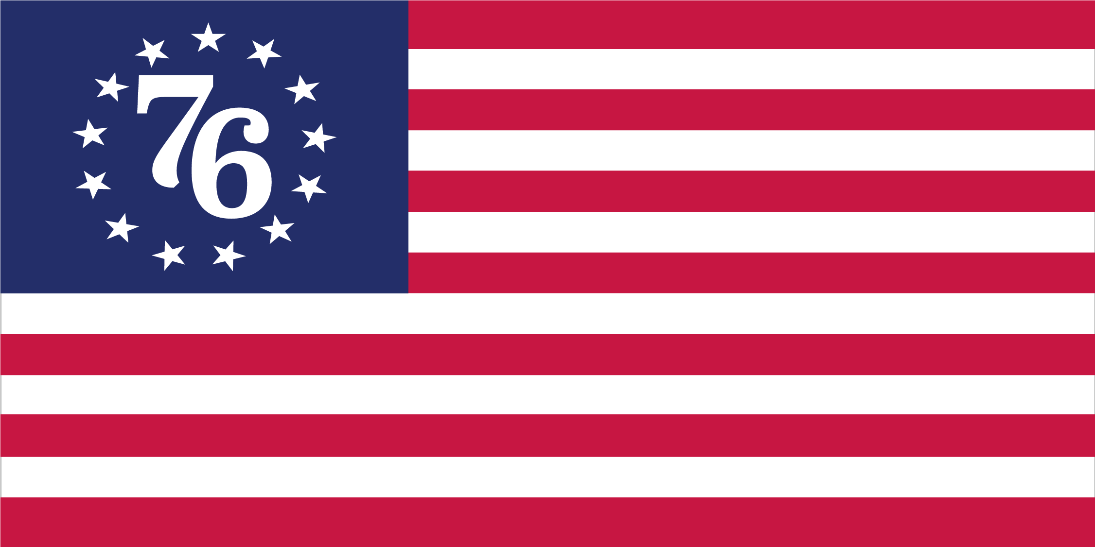 Bandiera USA Betsy Ross Bennington 76 2'x3' - Tessuto Poli-Nylon Con Occhielli