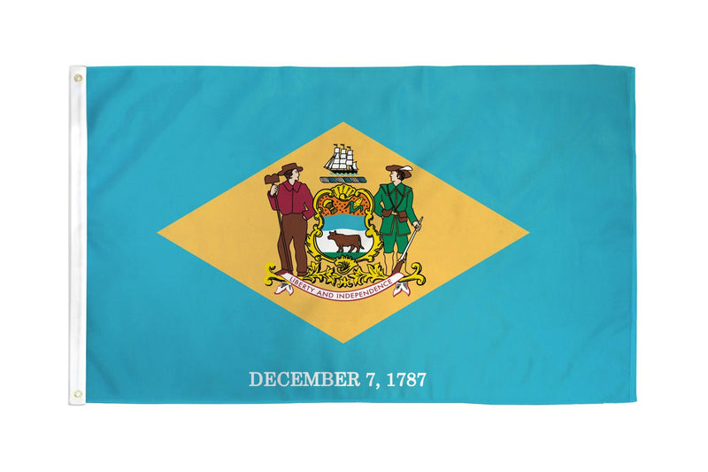 Delaware 3'X5' State Flag ROUGH TEX® 68D Nylon