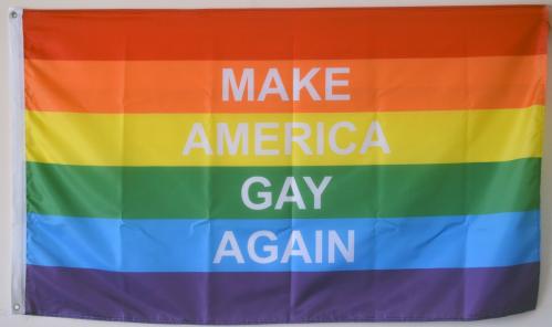 Make America Gay Again 3'X5' Flag ROUGH TEX® 100D