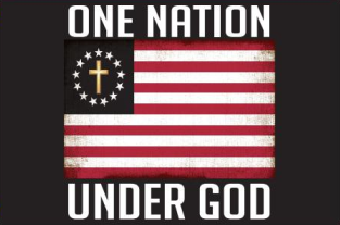 ONE NATION UNDER GOD BETSY ROSS BLACK 2ND AMENDMENT 3'X5' 100D AMERICAN CHRISTIAN FLAG USA