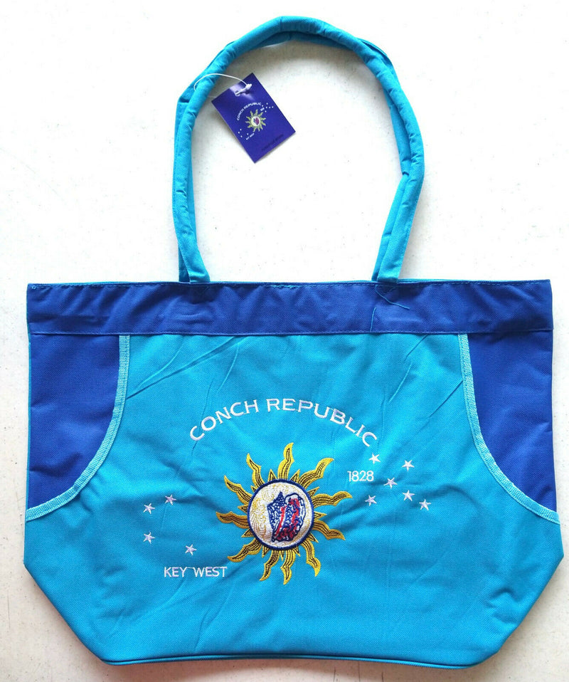 Conch Republic Aqua Beach Bag Key West
