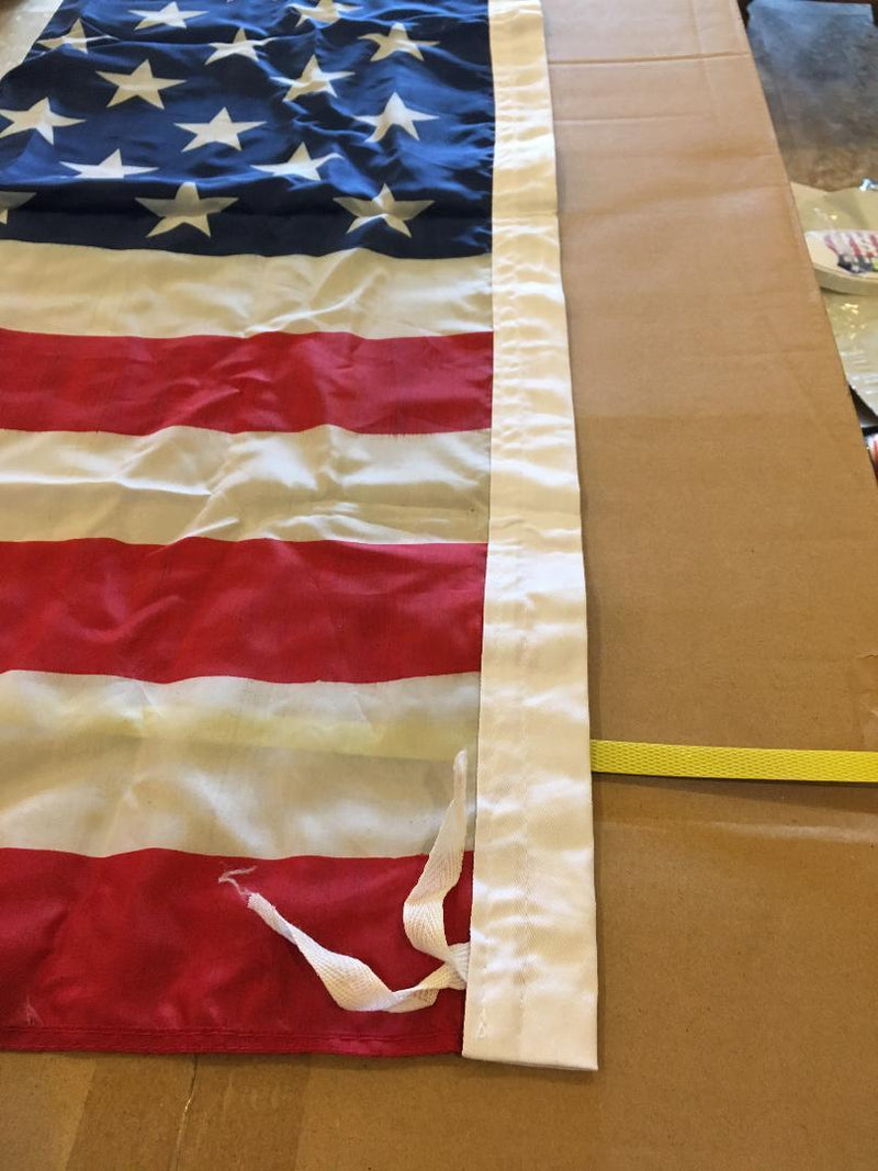144 3X5 FEET USA FLAGS AMERICAN 68D with cotton ties