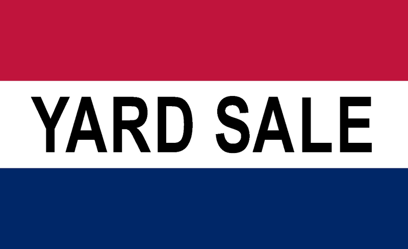Yard Sale Business 3'x5' Red White & Blue 68D Nylon Flag Rough Tex ®