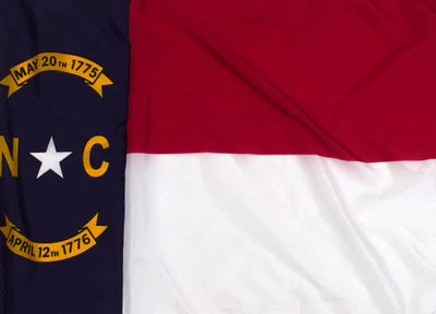 Official State Flags of North Carolina In Stock 12"x18" 2'x3' 3'x5' 4'x6' 5'x8' 6'x10' 8'x12' 100% Nylon