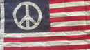 USA Peace 3'x5' Embroidered Flag ROUGH TEX® Cotton