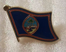 Guam Wavy Lapel Pin