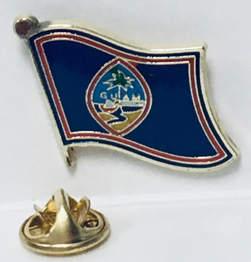 Guam Wavy Lapel Pin