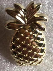 Pineapple Silver Lapel Pin