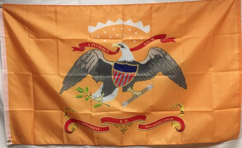 1st Regiment US Volunteer Infantry Cavalry 3'X5' Flag ROUGH TEX® 100D