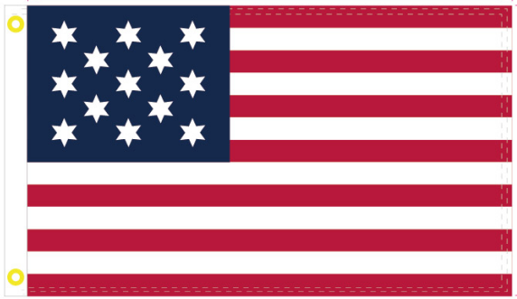 Hopkinson Original 3'X5' Flag ROUGH TEX® 100D